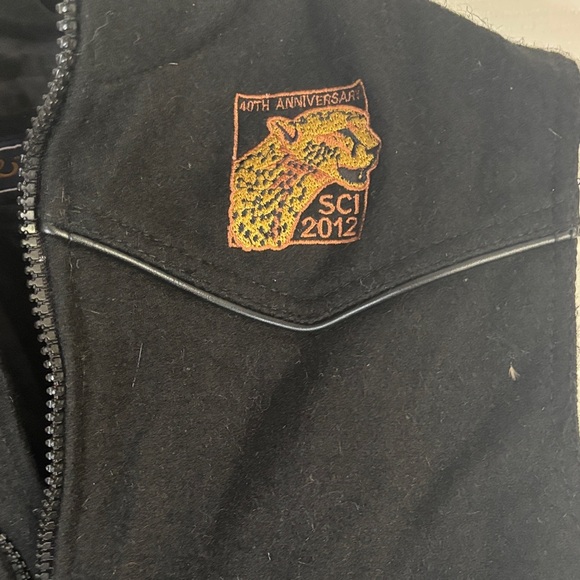 Roper Black Zip-Up Vest - Picture 3 of 7